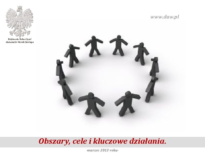 www. duw. pl Obszary, cele i kluczowe działania. -marzec 2013 roku- 