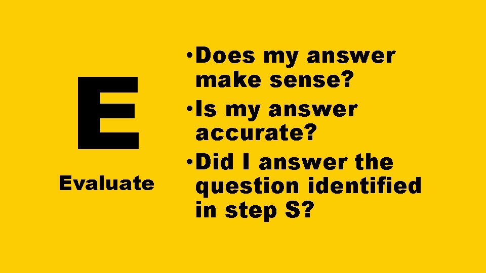 Solve It Problem Solving Strategy S Study the