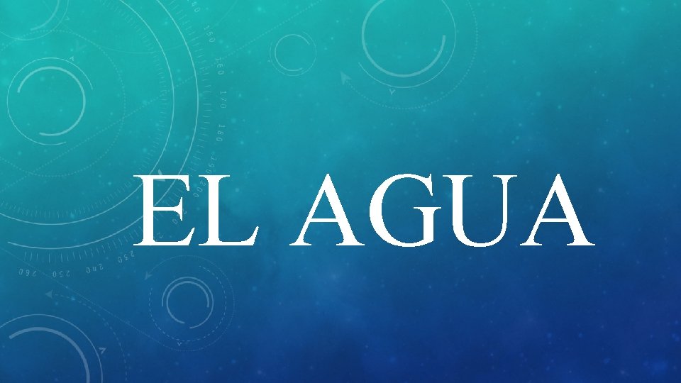 EL AGUA 