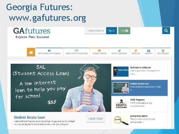 Georgia Futures: www. gafutures. org 