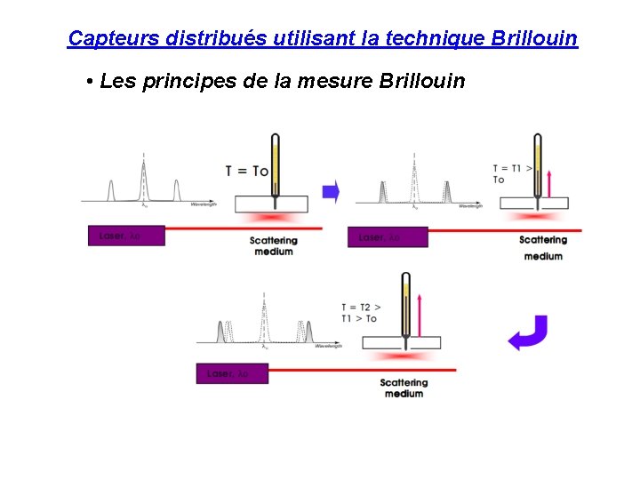 Capteurs distribués utilisant la technique Brillouin • Les principes de la mesure Brillouin 