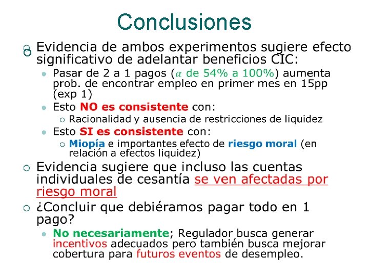 Conclusiones ¡ 