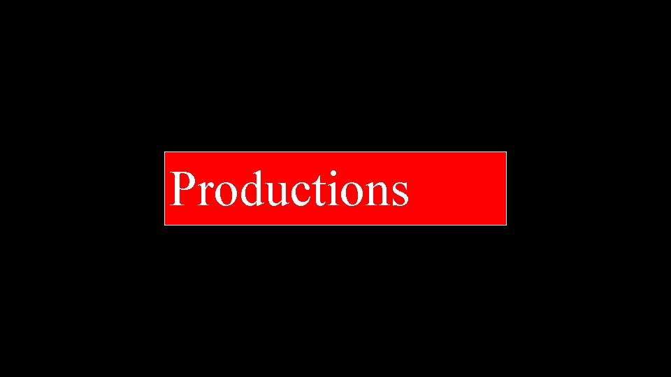 Productions 
