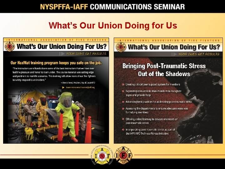 What’s Our Union Doing for Us 