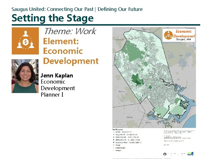 Saugus United: Connecting Our Past | Defining Our Future Setting the Stage Theme: Work