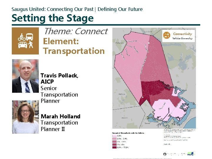 Saugus United: Connecting Our Past | Defining Our Future Setting the Stage Theme: Connect