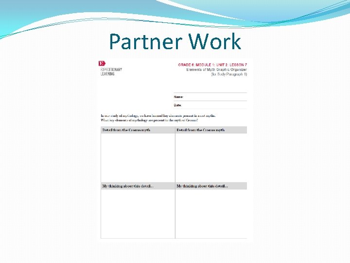 Module 1 Unit 2 Lesson 7 Analyzing the