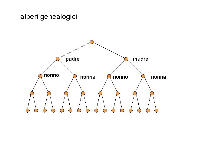 alberi genealogici padre nonno madre nonna nonno nonna 