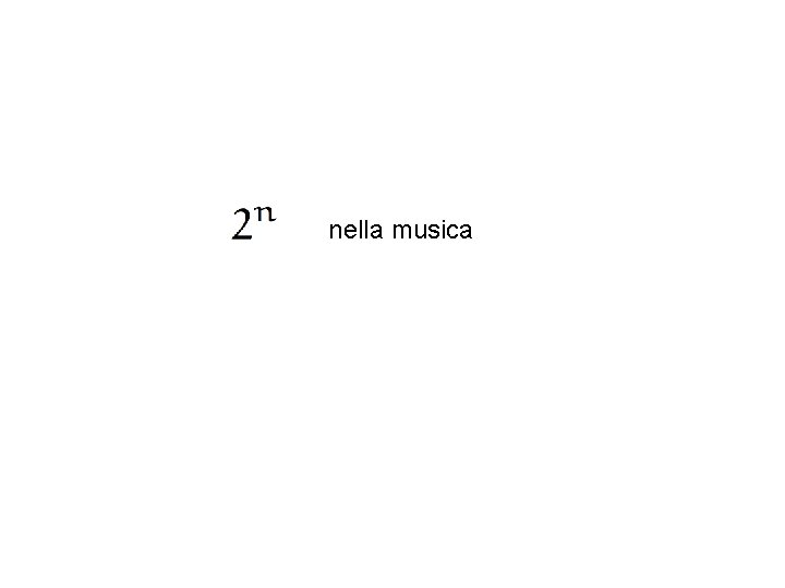 nella musica 