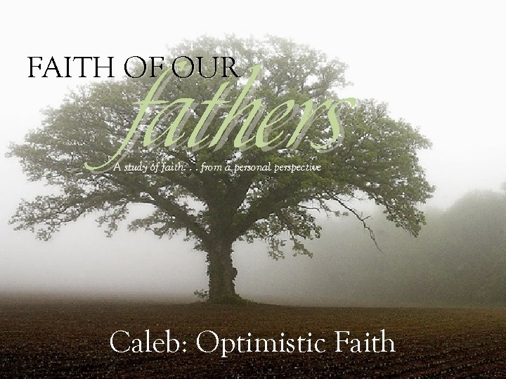 FAITH OF OUR fathers A study of faith. . . from a personal perspective