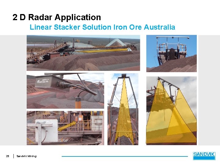 2 D Radar Application Linear Stacker Solution Iron Ore Australia 29 Sandvik Mining 
