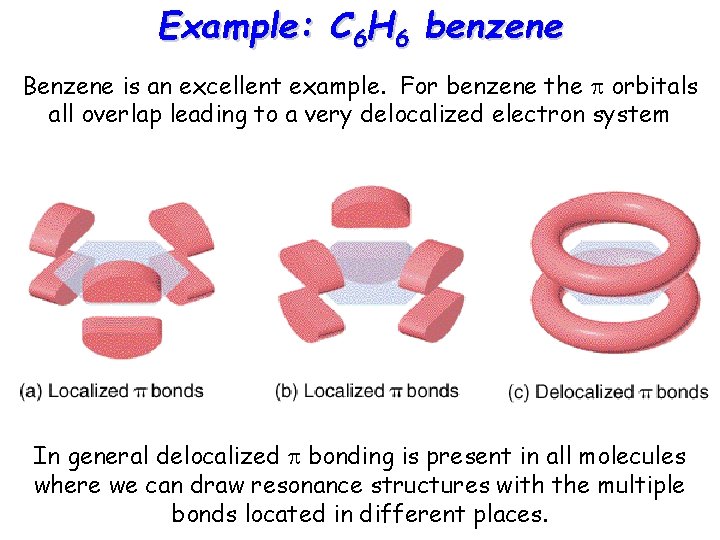 Example: C 6 H 6 benzene Benzene is an excellent example. For benzene the