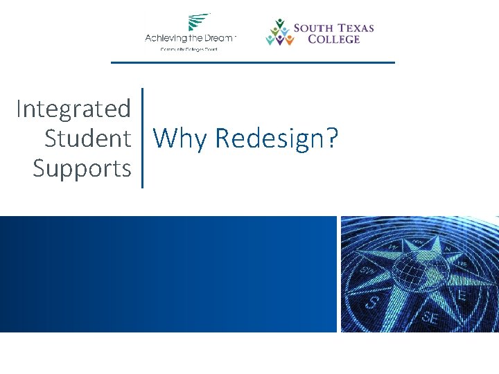 Integrated Student Why Redesign? Supports 