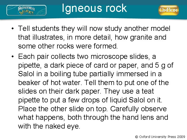 Igneous rock Tuesday December 21 2021 Learning objectives