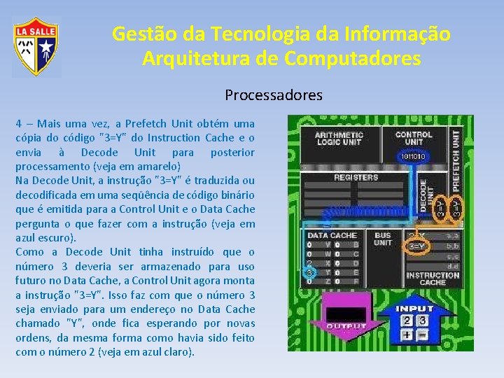 Gestão da Tecnologia da Informação Arquitetura de Computadores Processadores 4 – Mais uma vez,