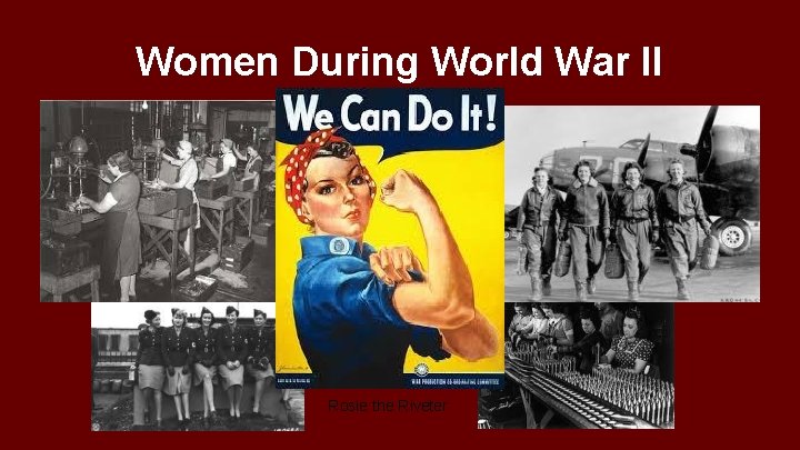 Womens role in World War ll Anu Sal