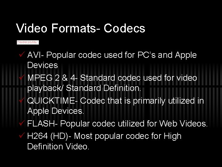 Kevin Bechet Image Formation Ch 3 Review for