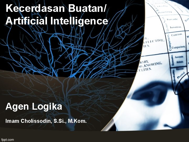Kecerdasan Buatan/ Artificial Intelligence Agen Logika Imam Cholissodin, S. Si. , M. Kom. 