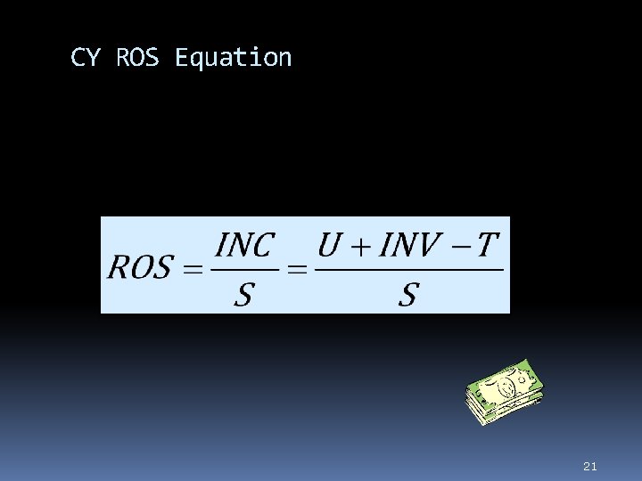 CY ROS Equation 21 