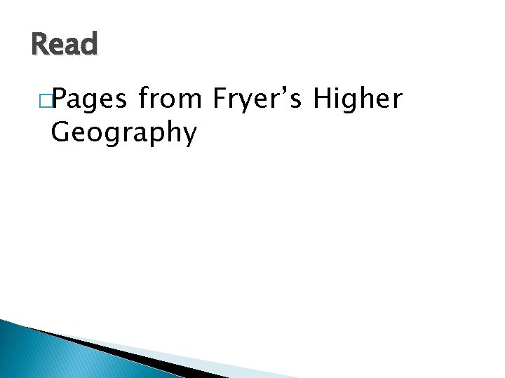 Read �Pages from Fryer’s Higher Geography 