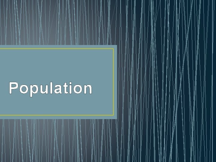 Population 