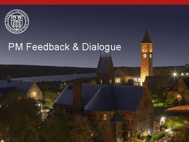 PM Feedback & Dialogue 