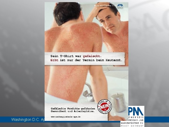 Washington D. C. April 28 