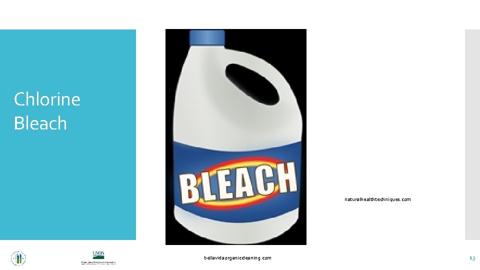 Chlorine Bleach naturalhealthtechniques. com bellavidaorganiccleaning. com 13 