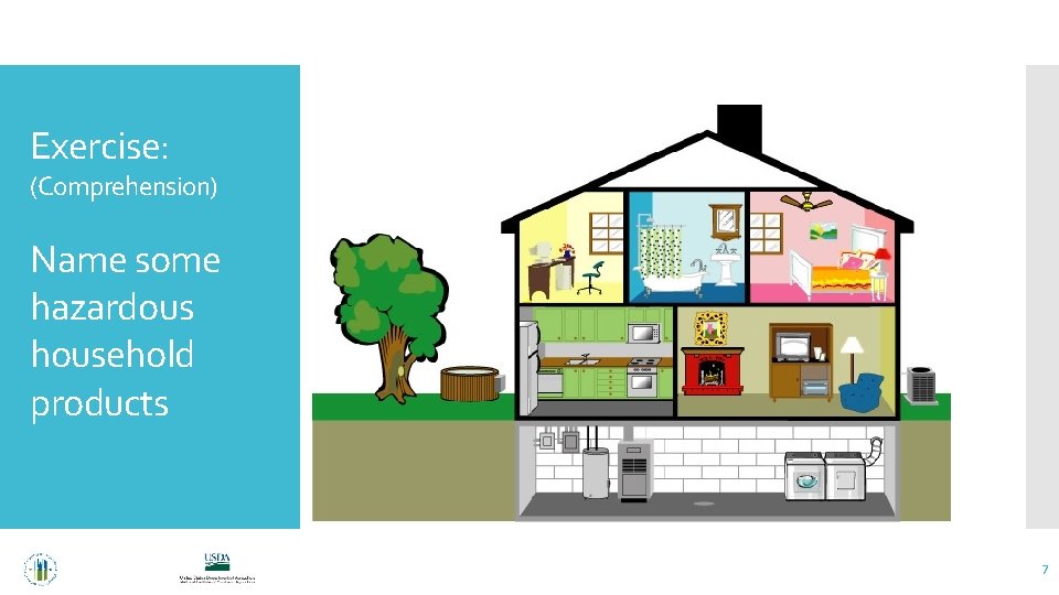 Exercise: (Comprehension) Name some hazardous household products 7 