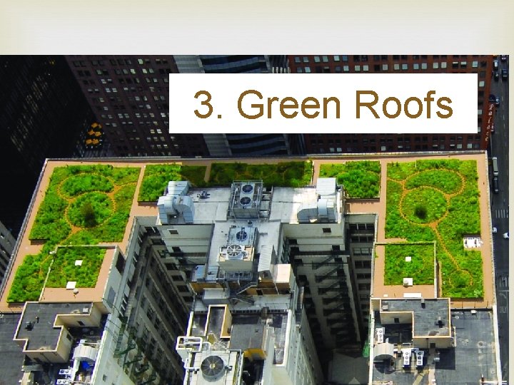 3. Green Roofs 