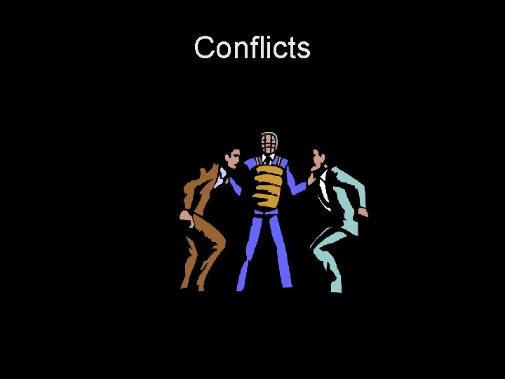 Conflicts 