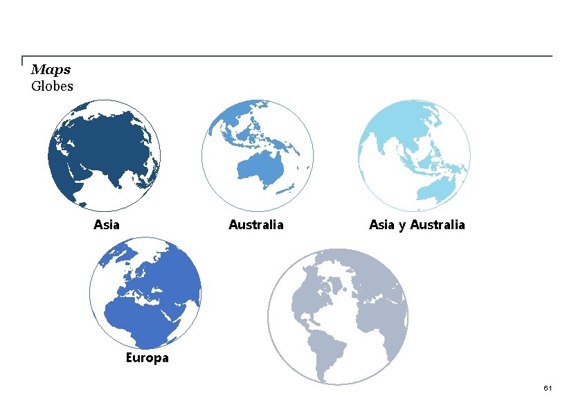 Maps Globes Asia Australia Asia y Australia Europa 61 