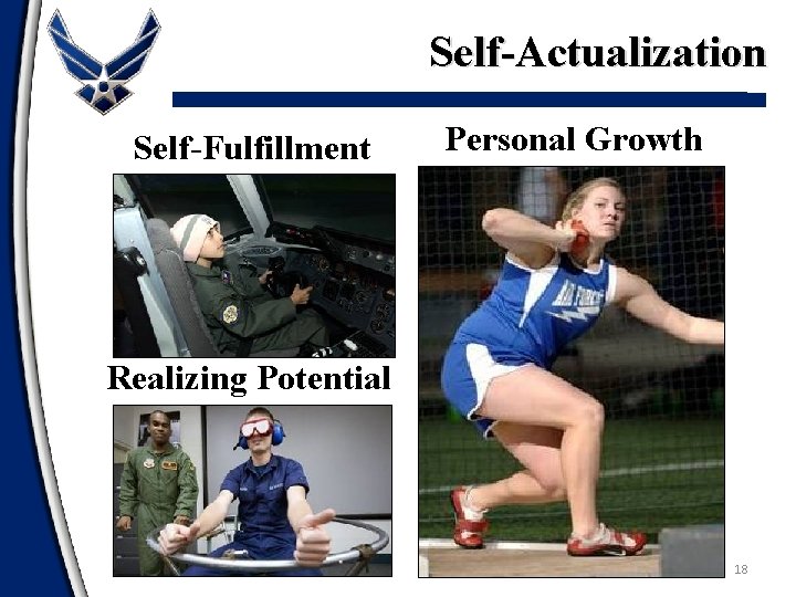 Self-Actualization Self-Fulfillment Personal Growth Realizing Potential 18 