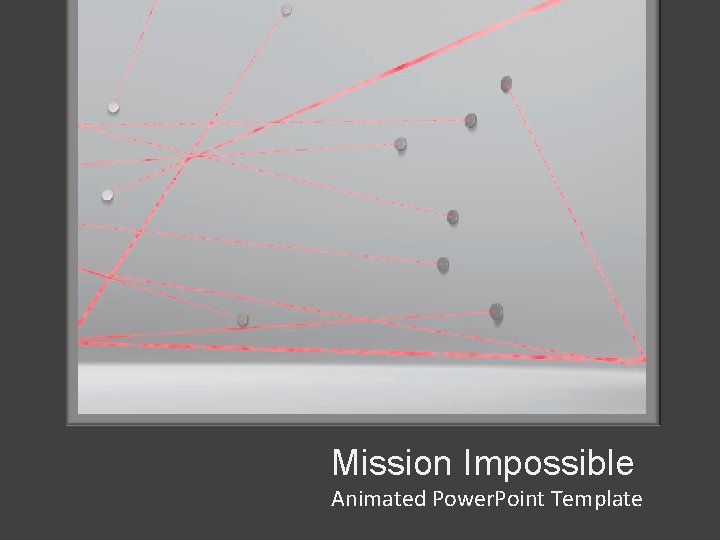 Mission Impossible Animated Power. Point Template 