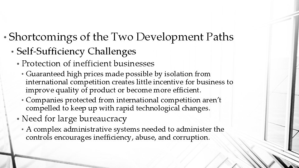 Why Do Countries Face Obstacles to Development Two