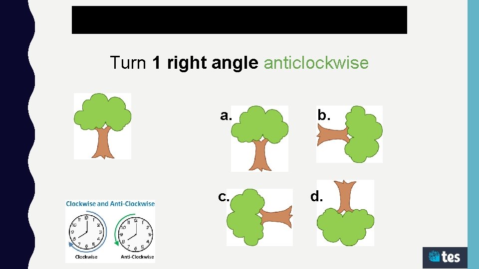 L. O. TO RECOGNISE AND MAKE A QUARTER-TURN, HALFTURN, THREE-QUARTER-TURN AND A WHOLE-TURN Turn