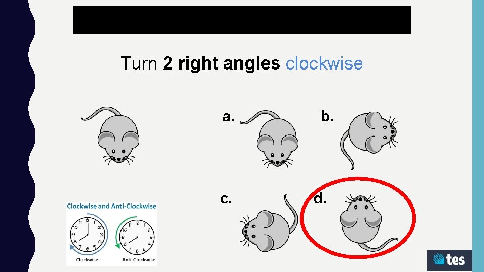 L. O. TO RECOGNISE AND MAKE A QUARTER-TURN, HALFTURN, THREE-QUARTER-TURN AND A WHOLE-TURN Turn