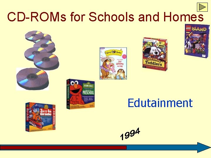 CD-ROMs for Schools and Homes Education Edutainment Entertainment 