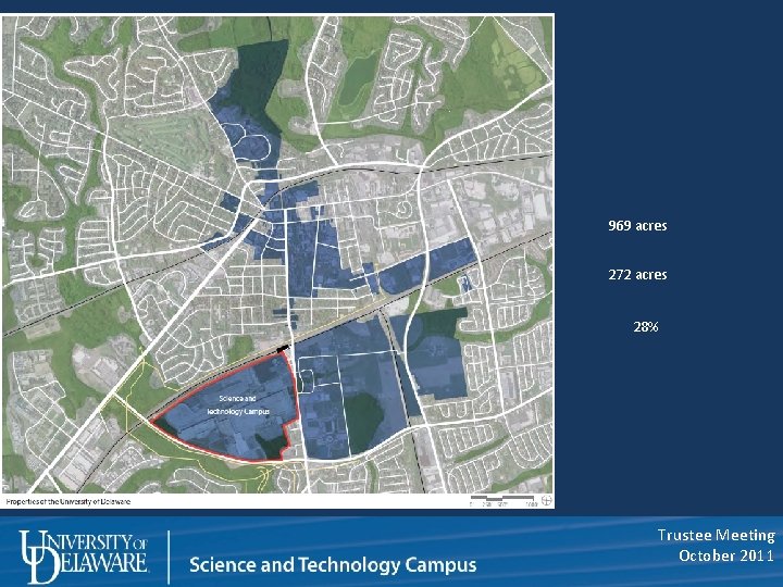 969 acres 272 acres 28% Trustee Meeting October 2011 