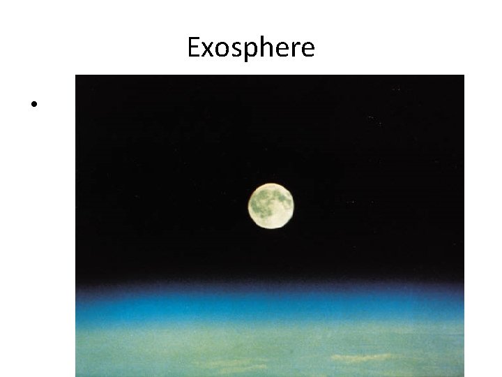 Exosphere • 