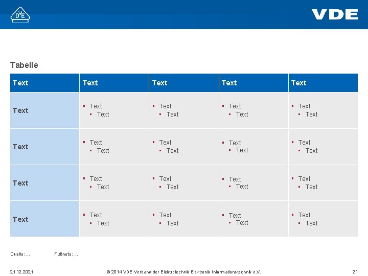 Tabelle Text Text § Text • Text § Text • Text Text § Text