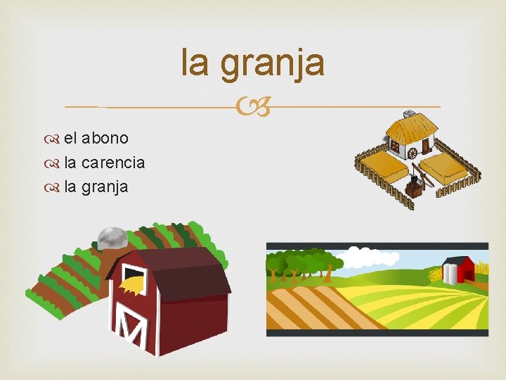 la granja el abono la carencia la granja 