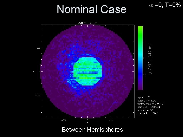 Nominal Case Between Hemispheres =0, T=0% 
