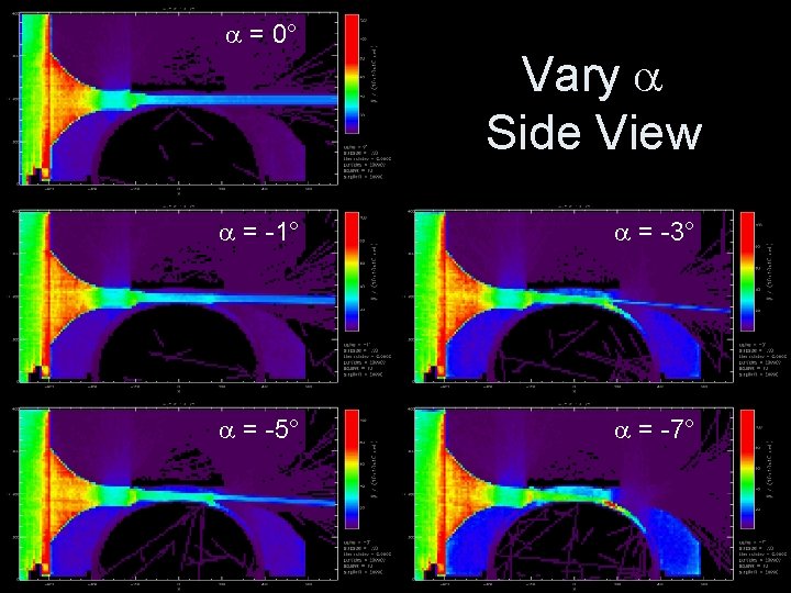  = 0° Vary Side View = -1° = -3° = -5° = -7°