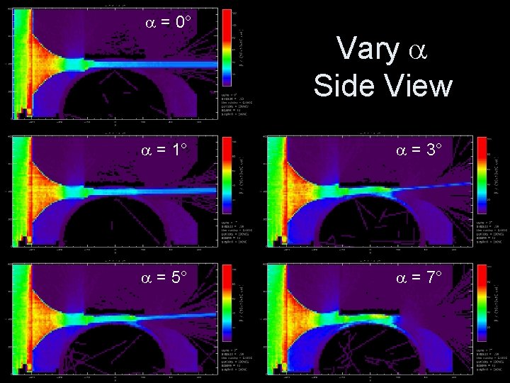  = 0° Vary Side View = 1° = 3° = 5° = 7°