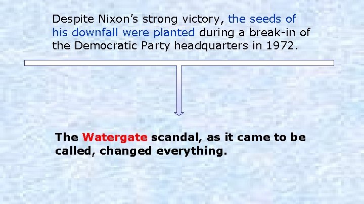 Despite Nixon’s strong victory, the seeds of his downfall were planted during a break-in