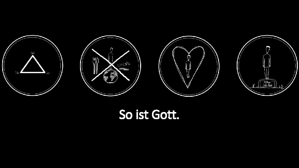 So ist Gott. 