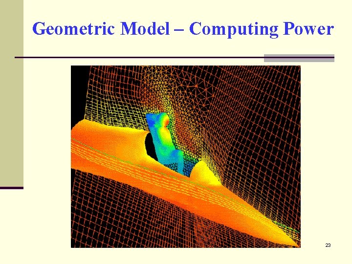 Geometric Model – Computing Power 23 