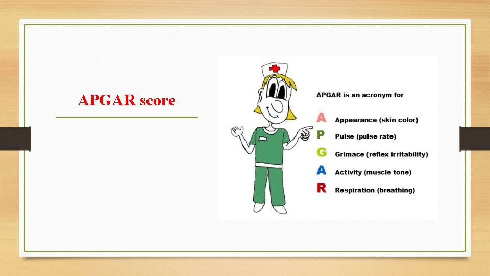 APGAR score 