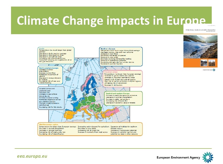 Climate Change impacts in Europe eea. europa. eu 